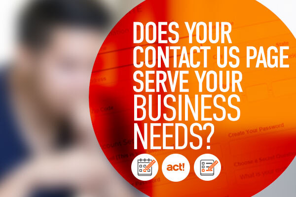 Does your CONTACT US page serve your business needs?