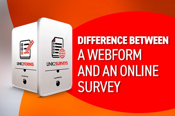 Differences between webforms and online surveys